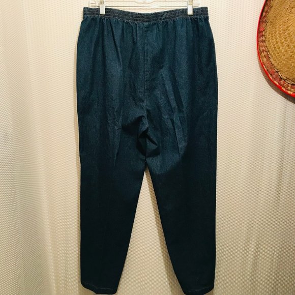 American Sweetheart Pull on Elastic waist Jeans Size 18 - Picture 2 of 8